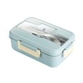 thumbnail image 1 of PENGXIANG Kitchen Microwave Lunch Box Wheat Straw Children Kids School Office Portable Food Storage Container, 1 of 9