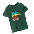 thumbnail image 3 of Camiseta de mujer con cuello redondo, camiseta informal de moda de verano para acampar, mochilero S, 3 of 8