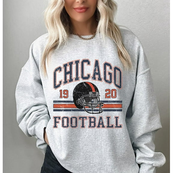 Chicago Football Sweatshirt, Vintage Chicago Sweater, Gift For Fan