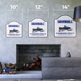 thumbnail image 2 of Snowmobile Parking 14" X 14" Sign | Indoor/Outdoor Plastic | SignMission Designer Snowmobiling Driver Racing Novelty Gift Funny Joke Gag Road Garage, 2 of 4