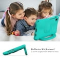 thumbnail image 2 of Allytechgroup Samsung Galaxy Tab A8 10.5" (2022) Cas SM-X200 SM-X205, Cute Football Design Shockproof Bumper Handle Stand Kids Friendly Lightweight Case Cover for Galaxy Tab A8 10.5", Mint, 2 of 6