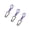 A, variant on Outdoor Bottle Clip Lanyard for Trail and Camp Use, 14 cm Braided Carry Loop With Spring Carabiner for Small Items