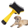 thumbnail image 2 of and Massage Comb Grooming Hair Removal , Yellow, 2 of 6