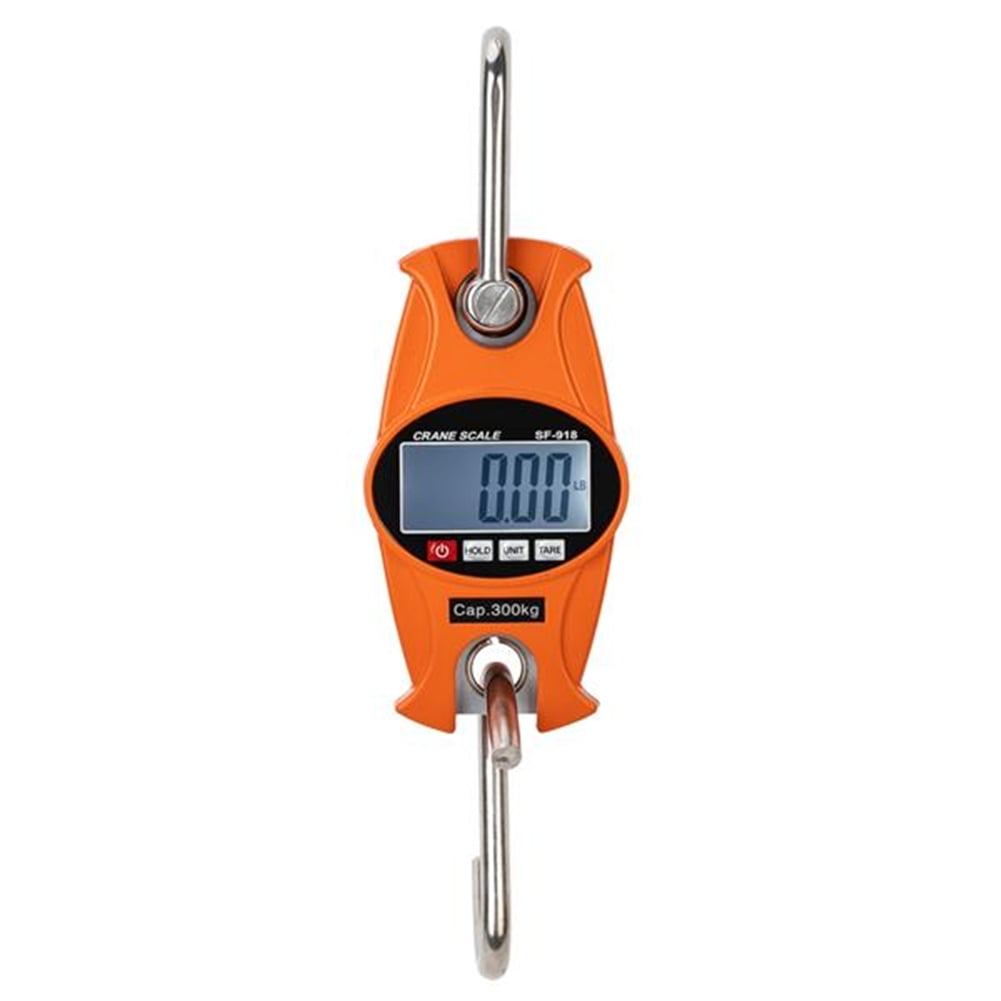 300KG/100g Digital Hook Hanging Crane Scale Electronic Industrial Weighing Scales LED backlight 