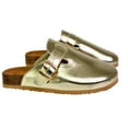 thumbnail image 4 of XY London Womens Lucy Metallic Cork Slip-on Mules, 4 of 5
