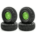 thumbnail image 1 of Car Tires with Wheel Rims Replacement for 110 -4 Axial SCX10 90046 90047 CC10Car, 1 of 6