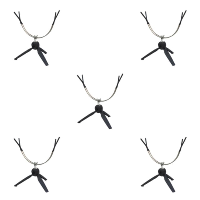 Justharion Metal Clamp On Fishing Rod Holder Bracket Rack Device for Canoe Raft Kayak Secure and Reliable U-shaped 5Set