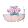 thumbnail image 3 of NWOKYZGH Pink Bunny Ears Dress Spring Girl Puppy Clothes for Small Easter Dress for Funny Tutu Dress Holiday Pet Outfit, 3 of 7