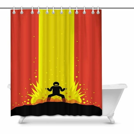 Pop Superhero Shower Curtain 60x72 Inch Walmart Canada