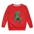 thumbnail image 1 of Daznico Chandail à Capuchon et Chandails en Molleton pour Filles, Sweat à Capuche Imprimé Mignon Col Rond Manches Longues, Taille 5-6 Ans, 1 of 3