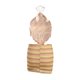 thumbnail image 5 of VISgogo Conjunto de Traje Femenino de 2 Piezas, Cuello Halter de Color en Contraste Sin Mangas con Cordones y Falda Corta para Verano, S/M/L VISgogo  moda, 5 of 8