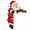 Santa Claus, variant on Christmas Peekaboo Door Frame Corner Decor Christmas Door Topper, 8 Styles Holiday Character Decoration for Doorway Window Wall Cabinet Christmas Home Decor