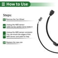 thumbnail image 7 of Unique Bargains ABS Wheel Speed Senor ABS Sensor Anti-lock Braking System Sensor for Toyota Camry 2002-2006-for for FWD Only Rear Left, 7 of 7