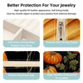 thumbnail image 3 of Thanksgiving Pumpkin Leaves Travel Portable Square Organizer Box: Earring Organizer & Jewelry Display for Girls and Women, 3 of 6