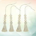 thumbnail image 3 of OHOIOLLA 4Pcs Wood Tassel Beads Ornaments for Kitchen Rustic Country Decor, 3 of 8