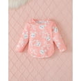 thumbnail image 6 of 6 Months Baby Girls Clothes 12 Months Girls 3 Pack Fall Winter Outfits Infant Girl Long Sleeve Top Pants 6PCS Clothing Set Pink, 6 of 11