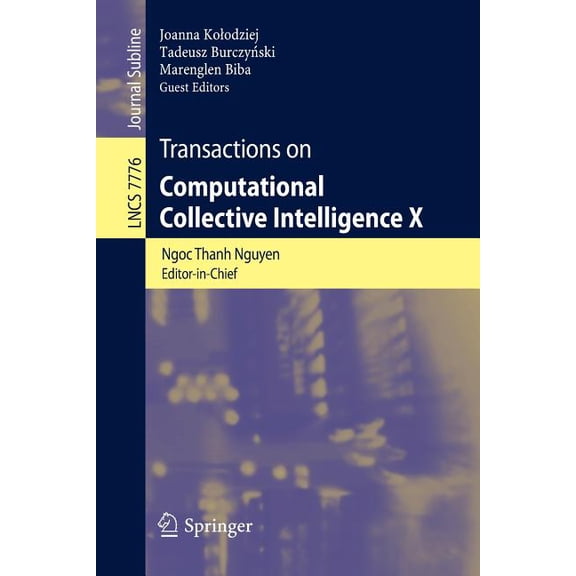 Transactions on Computational Collective Intelligence X, (Paperback)
