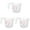 White Three Pcs, variant on GUIGUI 1 Cup Plastic Measuring Cup, Clear Measuring Cup for Liquids, Stackable Measuring Cup, Clear Kitchen Measuring Tool (White)