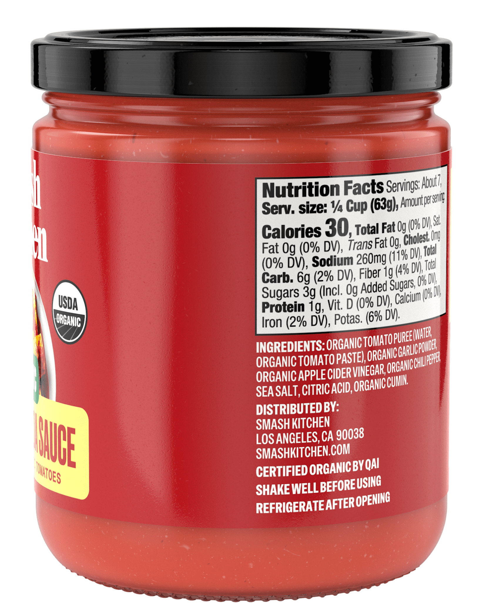 (2 pack) Smash Kitchen Organic Red Enchilada Sauce, 15 oz