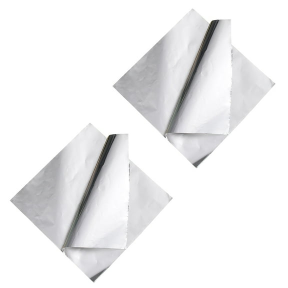 PTOOTP 50Pcs of Wax Paper for Food Aluminum Foil Prevent Oil Stains for Cooking