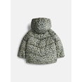 thumbnail image 2 of Wonder Nation Toddler Girl Heavyweight Puffer Jacket, Sizes 12M- 5T, 2 of 3