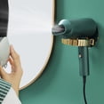 thumbnail image 3 of Wall Mount Hair Dryer Holder Universal Multifunction Large Capacity Blackish Green, 3 of 5