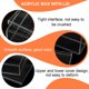 thumbnail image 3 of Caja Acrílica Uxcell con Tapa, Cajas de Exhibición Acrílicas Transparentes, Contenedores Cuadrados de Plástico para Almacenamiento Organizador 10.24"x7.09"x2.36", 3 of 7