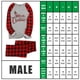 thumbnail image 5 of Traje de pijama de Navidad para padres e hijos, pantalones de manga larga estampados, ropa de dormir para hombres Scienceny HA001372-05, 5 of 6