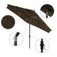 thumbnail image 2 of California Umbrella  11' Rd. Aluminum Patio Umbrella, Crank Lift, Collar Tilt, Dbl Wind Vent, Bronze Finish, Sunbrella Fabric Bay Brown, 2 of 5
