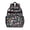 Black-13, variant on Daisy Print Waterproof School Backpack - Ergonomic Travel Daypack with Chest Strap for Teens, Lightweight Student Book Bag
