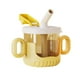 thumbnail image 5 of Tazas para sorber, taza de entrenamiento de silicona de 10Oz/300ml, tazas de entrenamiento para bebés irrompibles a prueba de fugas con dos asas para Amarillo Baoblaze botella para niños, 5 of 8