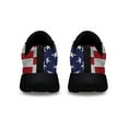 thumbnail image 4 of German Shepherd American flag Shoes Sneakers Black Size 11.5, 4 of 7