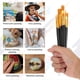 thumbnail image 2 of Juego de de Pinceles para Pintar, 10 Piezas, Pinceles de Nailon para Manualidades, 3 Piezas, Bandeja de Pintura Redonda, para Pintar, 2 of 6