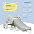 thumbnail image 2 of Gymax Baby Slide Indoor First Play Climber Slide Set for Boys Girls Gray, 2 of 10