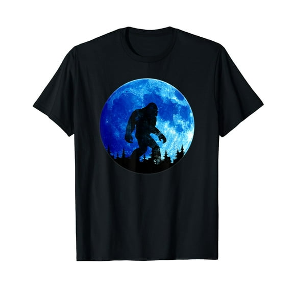 Bigfoot Tee Shirts Tshirt Short Sleeve Black T-Shirt For Men Women Kids Short Sleeve Black T-Shirt