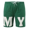 thumbnail image 4 of JAJAHO Mens Casual Shorts Sports Quick Drying Letter Printed Baggy Streetwear Drawstring Shorts Trendy Bottoms, 4 of 8