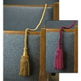 thumbnail image 1 of Christian Brands Weighted Pew Reservation Rope with Tassel, Gold (20 Foot), 1 of 3