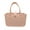Light Pink, variant on huanledash Women Handbag Portable Handle Solid Color Large Capacity Rectangle Gift Thickened Felt Ladies Tote Bag Purse Daily Life