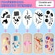 thumbnail image 5 of Kit de pintura facial Drawdart Professional con plantilla, 12 x 10 g, 5 of 8