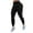 Black, variant on Afdoent Leggings For Women High Waist Ladies Yoga Pants Leggings Slim Fit Workout Tights For Fitness Leisure Lifting Activewear Trendy Style Workout Yoga Leggings For Women