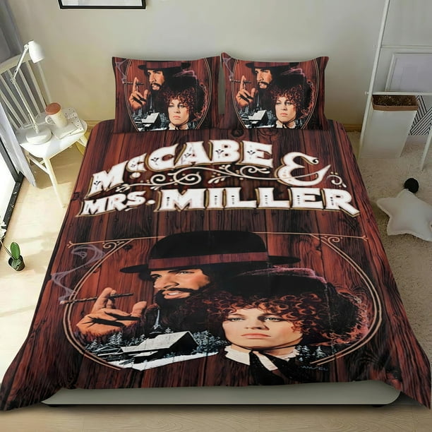 McCabe y la Señora Miller Conjunto de sábanas temático, trío de piezas, cómodo y amigable con la piel, diseño único, regalo de decoración para el hogar para familiares, amigos y fans,140cm *210cm