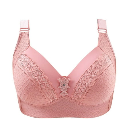 

TZNBGO Bras for Women Push Up Women s Embroidered Glossy Comfortable Breathable Bra Underwear No Rims No Rims Gather Comfortable Breathable Underwear Daily Bra Daily Bra Bean Paste Color M Up Ever508