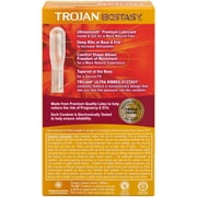 Trojan Ecstasy Lubricated Latex Condoms, 10 ea (Pack of 4)
