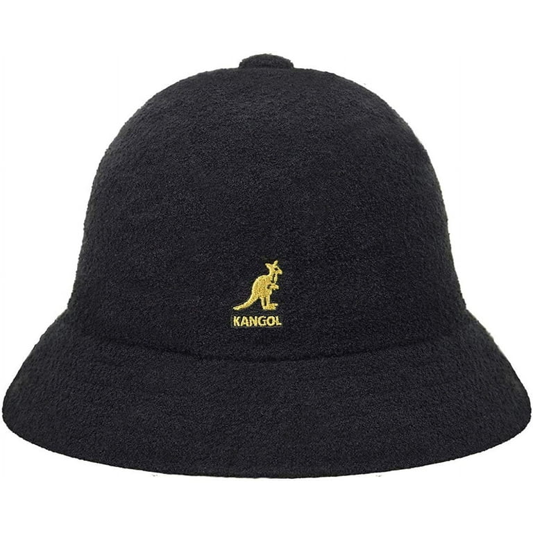 Kangol Bucket Bermuda Unisex Hat - Black/Gold - M - Walmart.com