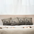 thumbnail image 7 of Ambesonne Animal Throw Pillow Cover 4 Pack, White Wolf on the Rocks, 24", Warm Taupe, 7 of 7