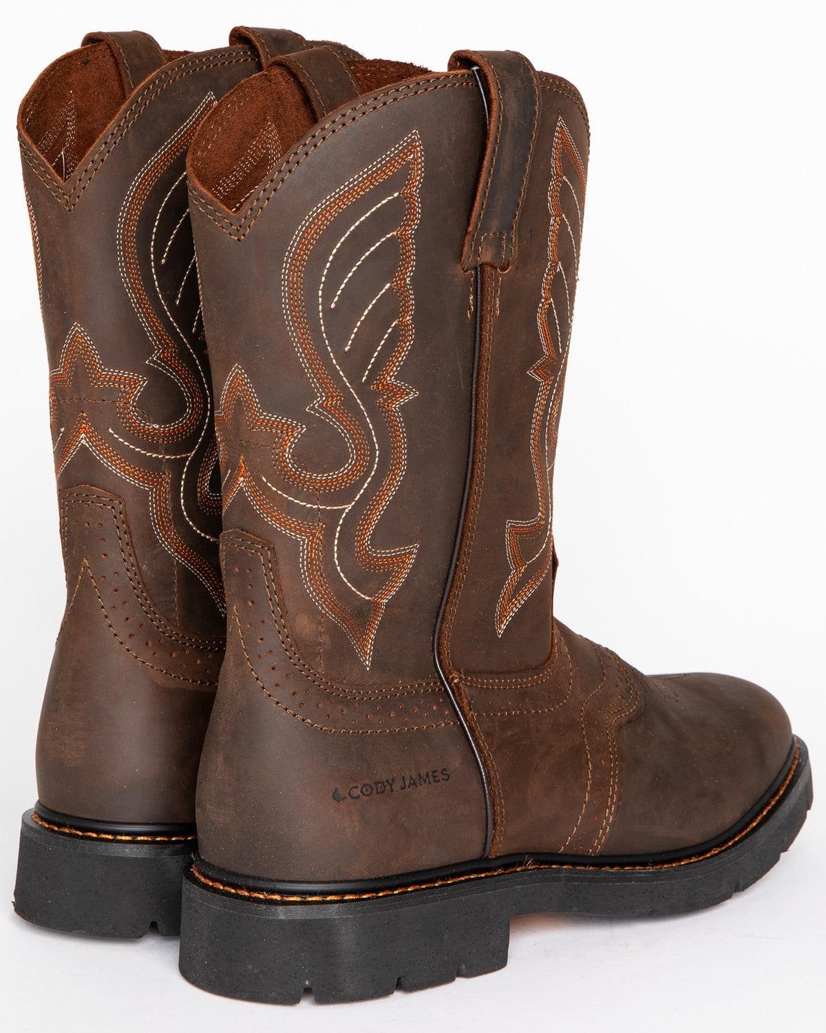 Cody James C9RR2 Western Work Boots with Soft Toe in Bark Brown | Size 11.5 D Cody James Men main image 4