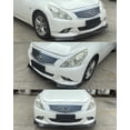 thumbnail image 4 of FITS 2010-2013 INFINITI G37 SEDAN PERFORMANCE STYLE GLOSS BLACK FRONT BUMPER LIP KIT, 4 of 4