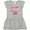 AC-Heather Grey, variant on Inktastic Cupid is Promoting Me to Big Sister Girls Toddler Dress