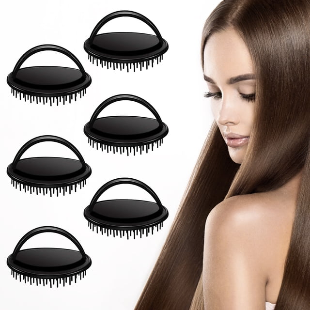 Guardoinrt 6pieces Shampoo Brush And Massager Good Performance And Easy Application Scalp Massage Massage Comb 1Set