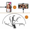 thumbnail image 3 of Ikon Motorsports Compatible with Selfie Stick Tripod Remote Desktop Stand Cell Phone Holder For Samsung iPhone, 3 of 6